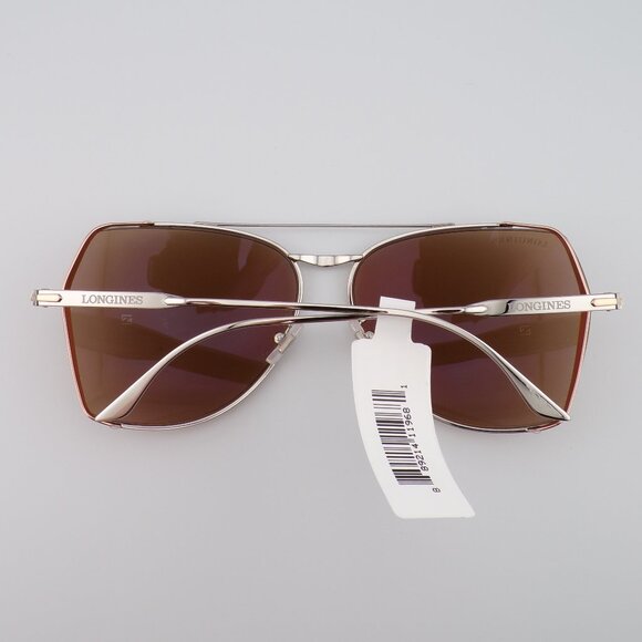 Longines Lux Mirrored Aviator Shades, Summer Spring Rectangle Unisex Quality - Picture 10 of 16